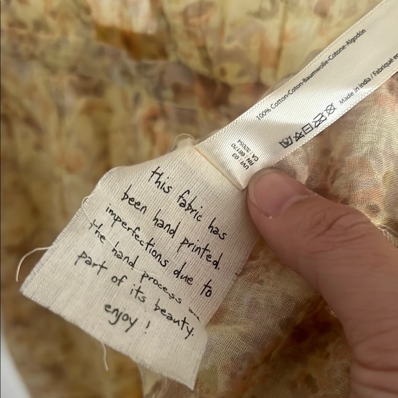 Vintage Free people floral lace trim Blouse - Picture 4 of 4